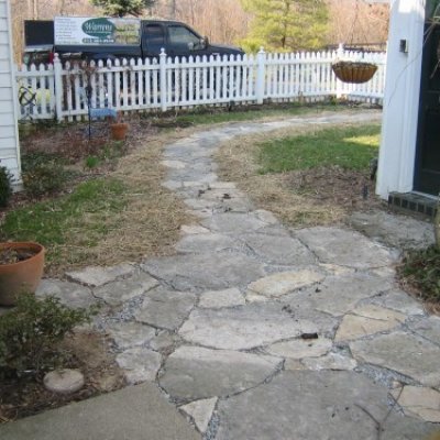 Stone Pathway & Patio