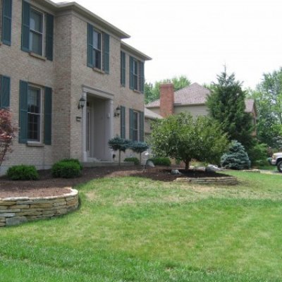 Natural Stone Retaining Wall