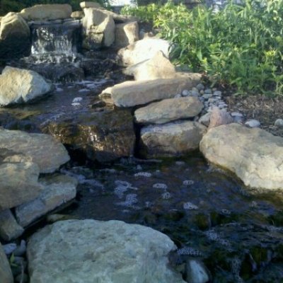 low maintenance pondless water fall