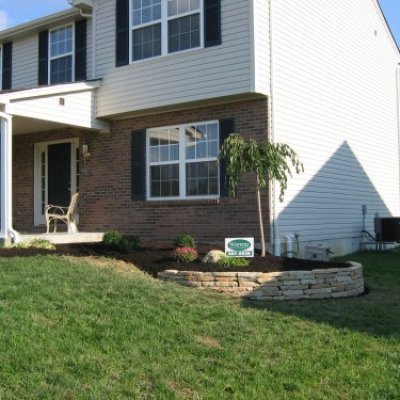 Natural Stone Retaining Wall