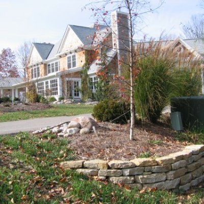 Natural Stone Retaining Wall