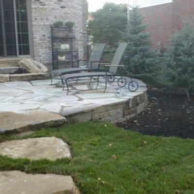 Irregular Flagstone Patio