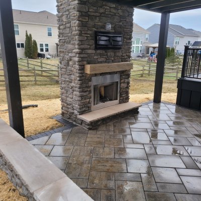 Custom fireplace