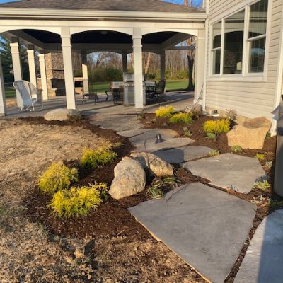 Stone walkway