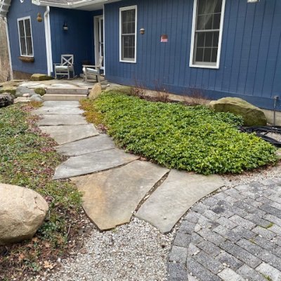 Flagstone Walkway