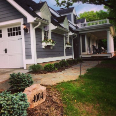 Illregular Pennsylvania Blue Flagstone Walkway