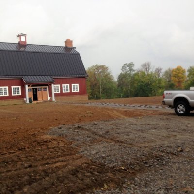 Before Brick Parking Area and Walkway