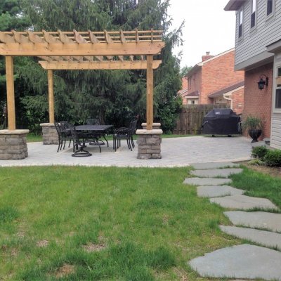 Illregular Pennsylvania Blue Flagstone Walkway