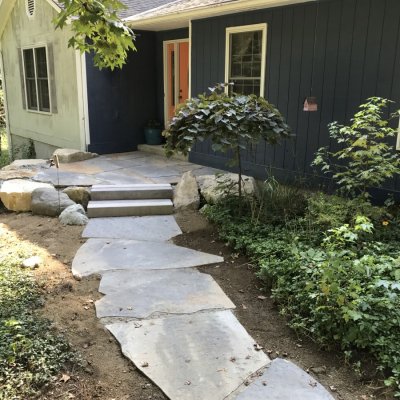 Stone Walkway and Landing