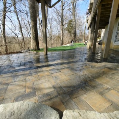 Patio and Putting Green